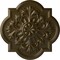 Ekena Millwork Bonetti Ceiling Medallion (Fits Canopies up to 5 1/8"), Hand-Painted Brass, 20"OD x 1 3/4"P CM20BOBRS - alternate 1